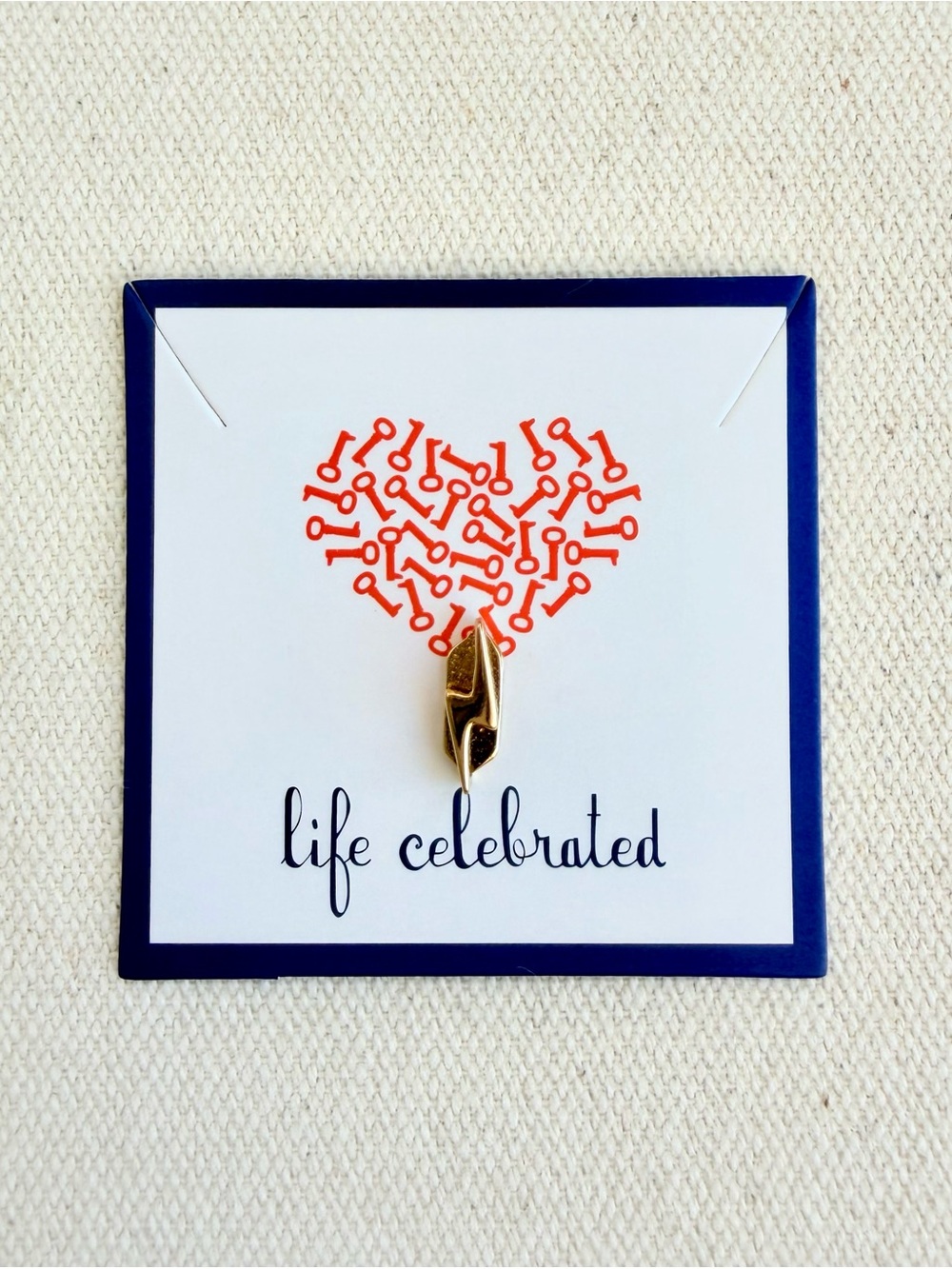*Lightening Bolt Charm* KEEP COLLECTIVE Retired Gold